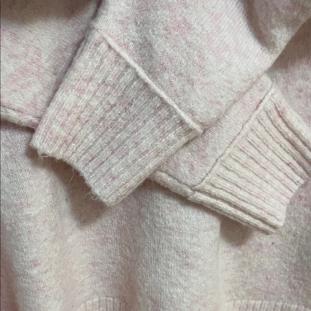 J. Crew Women's Sweater XS Crew Neck Light Pink Bubblegum Cozy Chic Stretchy